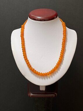 Natural  Amber Honey Color Necklace 18 inches
